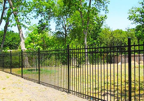 Austin Wrought Iron Fencing Installation