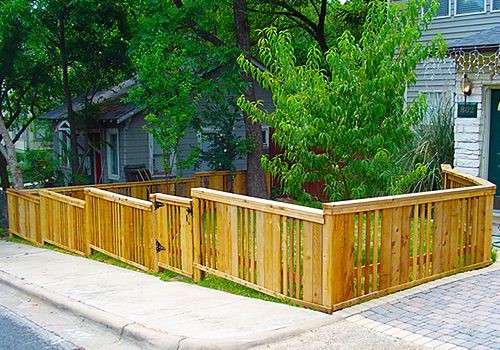 Austin Custom Wood Residential Fence Installation