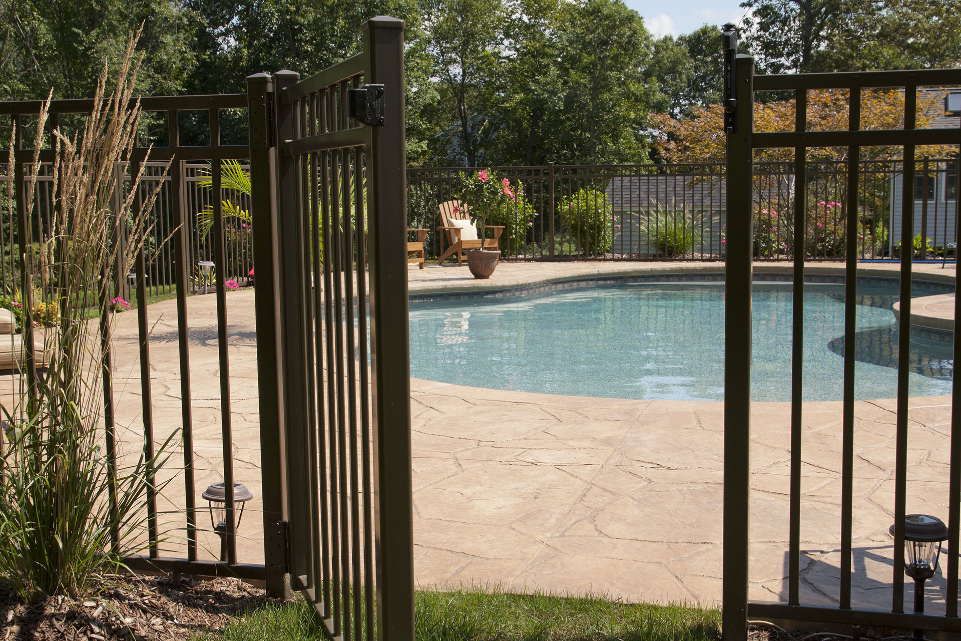Pool Wrought Iron Fencing & Gates Austin