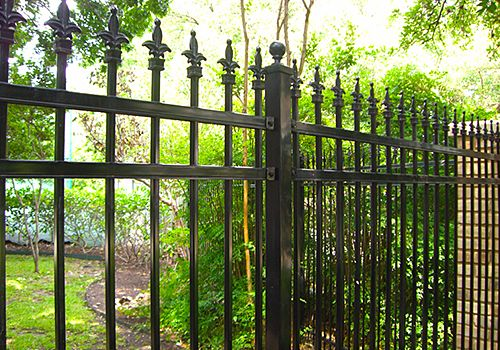 Austin Ornamental Iron Finials & Fencing Installation