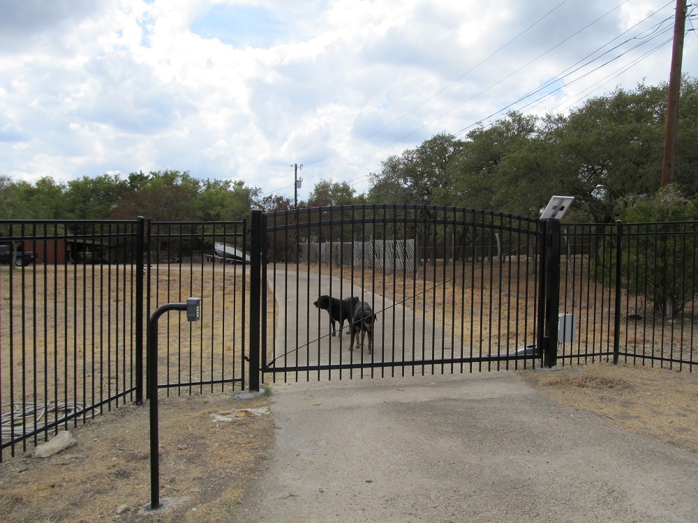 Austin Automated Wrought Iron Gate Fencing