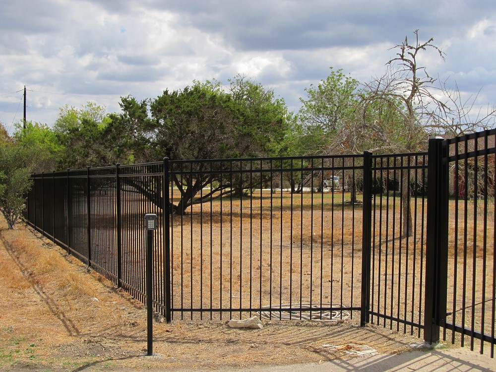 Austin Wrought Iron Automatic Gate Fencing