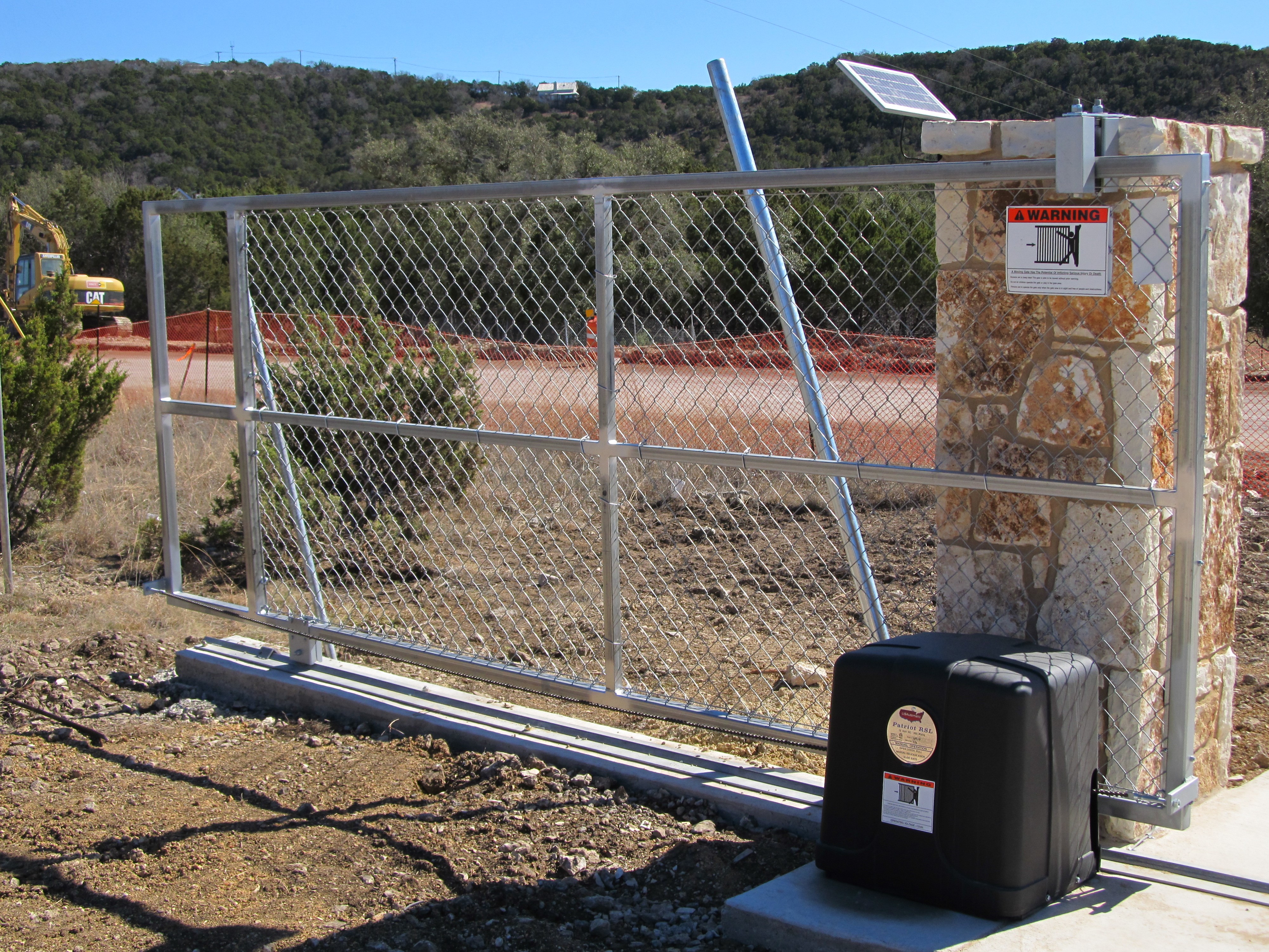 Austin Commercial Automated Gate System Installation
