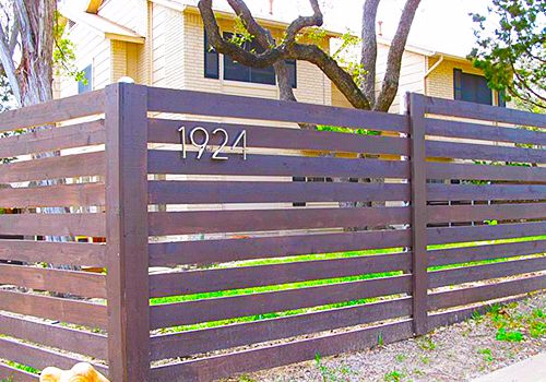 Austin Horizontal Plank Fence Design & Installation